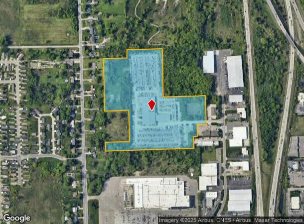 2400 Reo Dr, Flint, MI Parcel Map