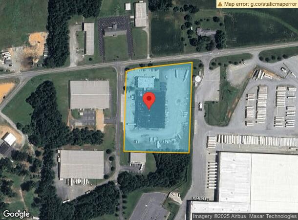  2 Regency Industrial Blvd, Thomasville, NC Parcel Map