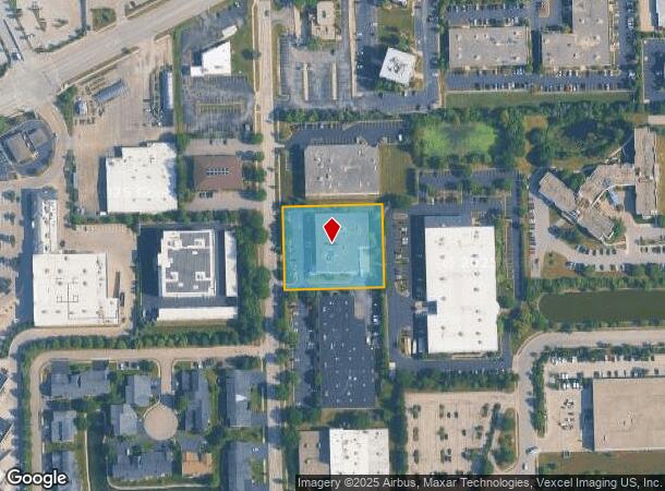 7051 S Adams St, Willowbrook, IL Parcel Map