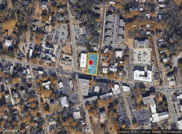  334 Prince Ave, Athens, GA Parcel Map