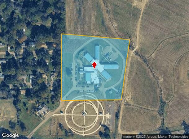  1421 E Peace St, Canton, MS Parcel Map