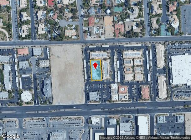  7560 W Sahara Ave, Las Vegas, NV Parcel Map