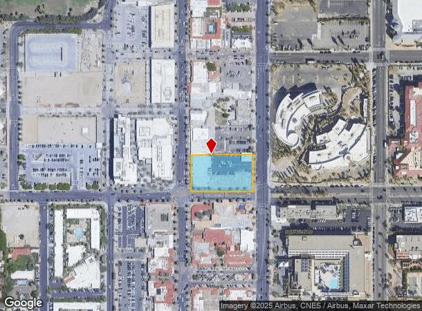  100 N Palm Canyon Dr, Palm Springs, CA Parcel Map