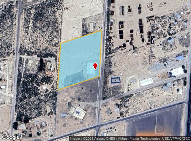 2901 S Helen Ave, Monahans, TX Parcel Map