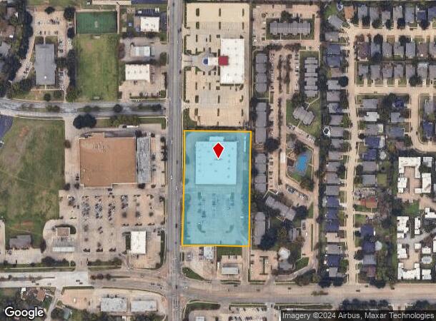  1200 N Main St, Euless, TX Parcel Map