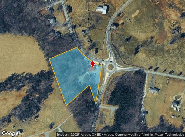 4150 Burnt Chimney Rd, Wirtz, VA Parcel Map