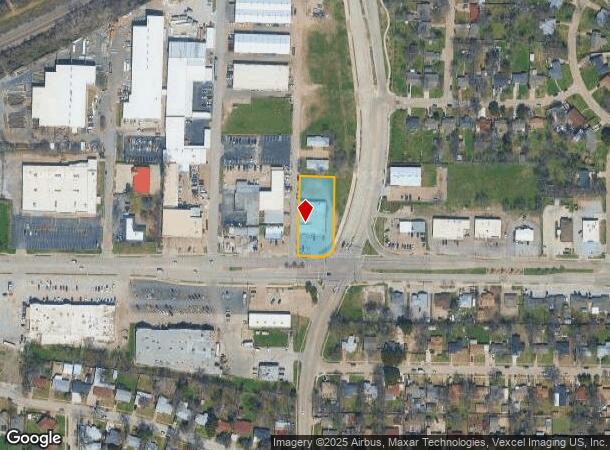  1717 E Abram St, Arlington, TX Parcel Map