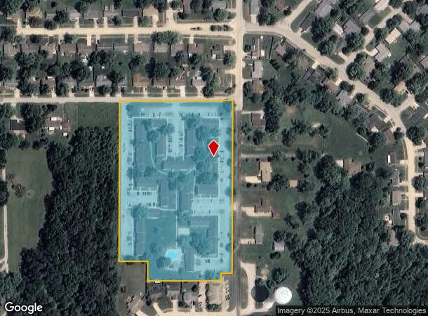 1840 Douglas St, Charleston, IL Parcel Map