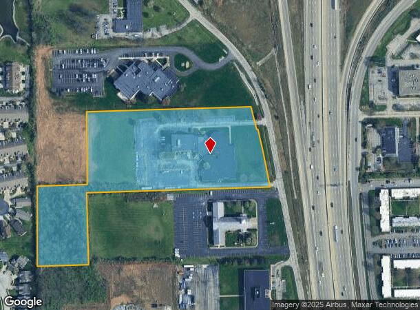  722 N High School Rd, Indianapolis, IN Parcel Map