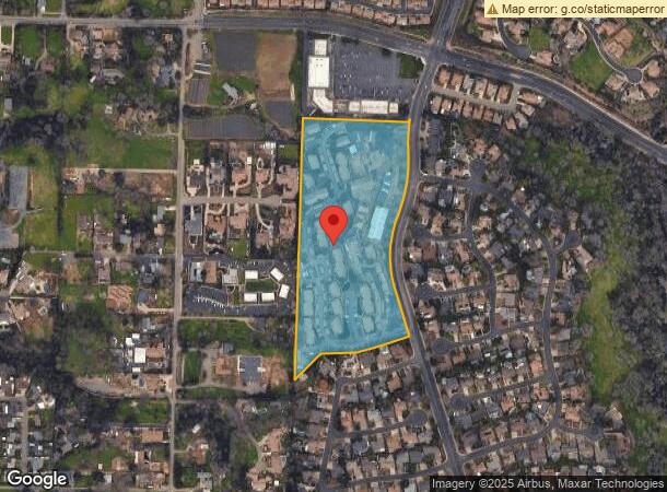  1600 Canyon Terrace Ln, Folsom, CA Parcel Map