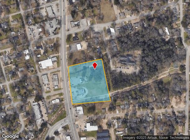1208 N Frazier St, Conroe, TX Parcel Map