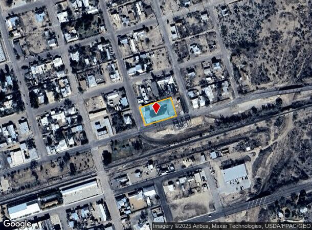 409 E Oak St, Marfa, TX Parcel Map