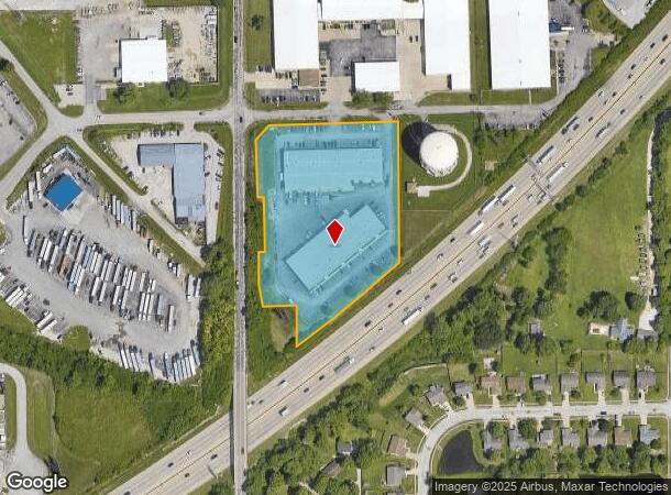  6011 E Hanna Ave, Indianapolis, IN Parcel Map