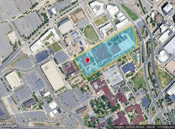 955 Lawrence Way, Denver, CO Parcel Map