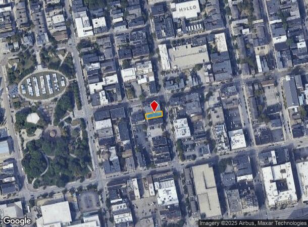  1233 Vine St, Cincinnati, OH Parcel Map