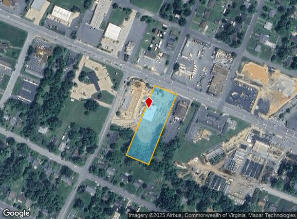  2156 W Main St, Waynesboro, VA Parcel Map