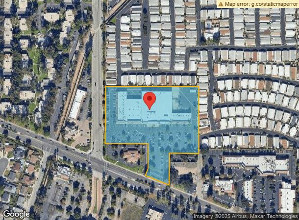  2095 Foothill Blvd, La Verne, CA Parcel Map