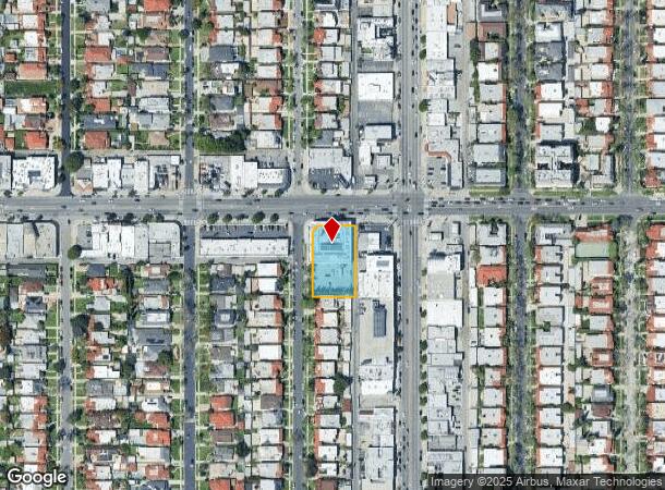 7122 Beverly Blvd, Los Angeles, CA Parcel Map