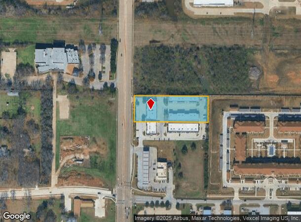 7201 S Cooper St, Arlington, TX Parcel Map