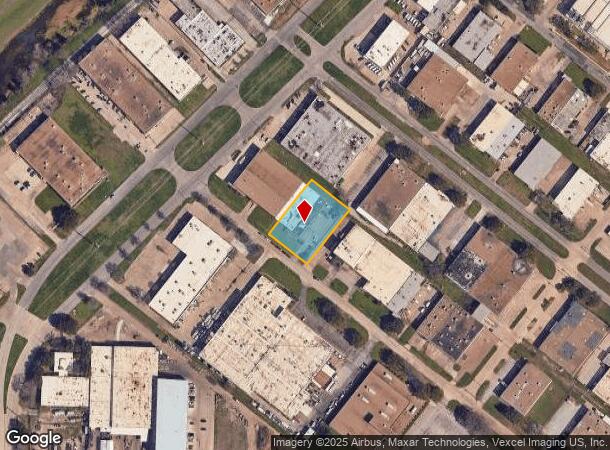  9218 Viscount Row, Dallas, TX Parcel Map
