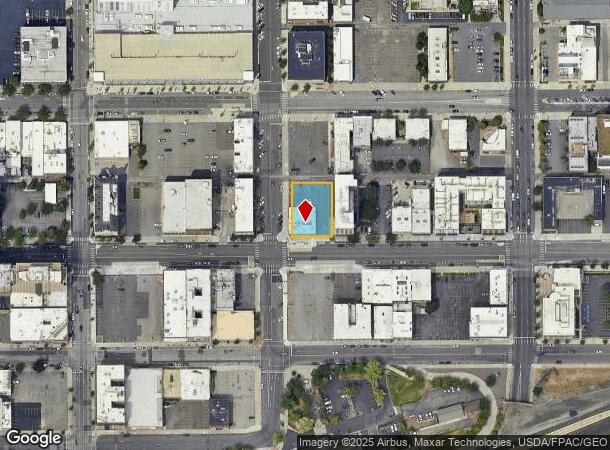 256 W Riverside Ave, Spokane, WA Parcel Map