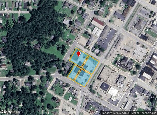 313 N Grand Ave, Connersville, IN Parcel Map