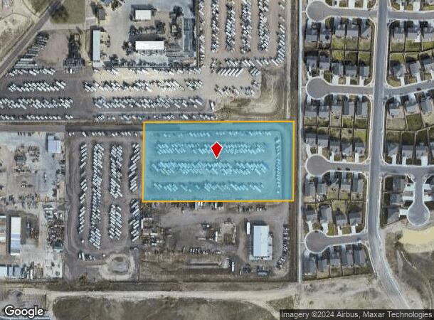  7955 Carah Dawn Vw, Colorado Springs, CO Parcel Map