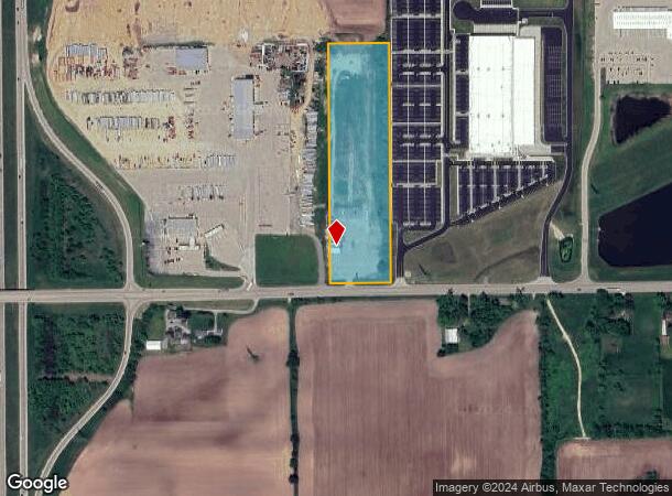  4970 Baxter Rd, Cherry Valley, IL Parcel Map