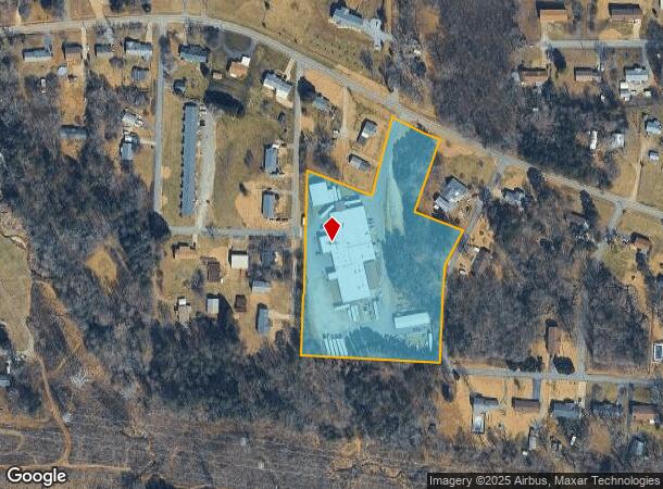 3345 Clarence Towery Cir, Hildebran, NC Parcel Map