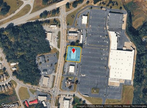 1027 S Pendleton St, Easley, SC Parcel Map