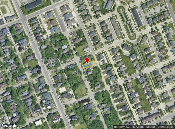  4150 Lincoln St, Detroit, MI Parcel Map