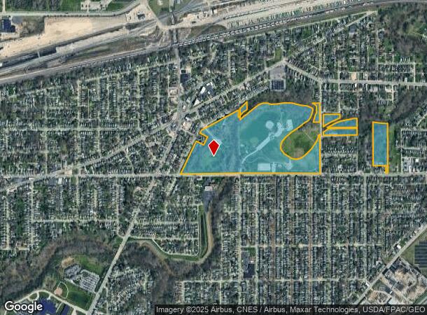  1865 Finch St, Toledo, OH Parcel Map