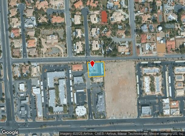  7660 W Sahara Ave, Las Vegas, NV Parcel Map