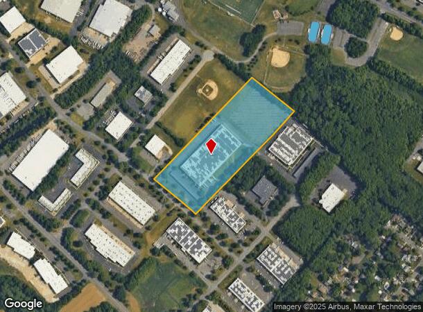 835 Lancer Dr, Moorestown, NJ Parcel Map