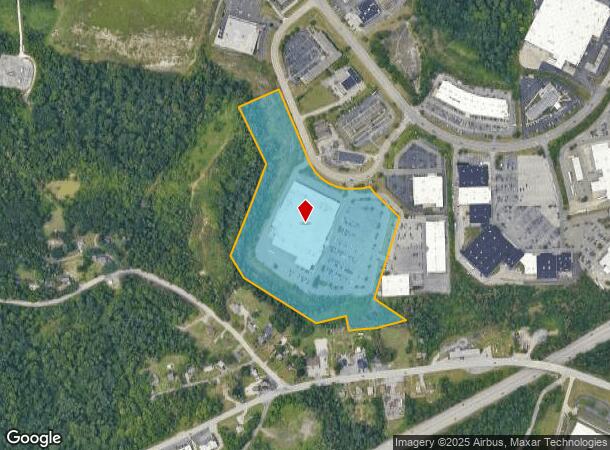  600 Chauvet Dr, Pittsburgh, PA Parcel Map