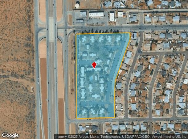  10330 Gateway Blvd N, El Paso, TX Parcel Map