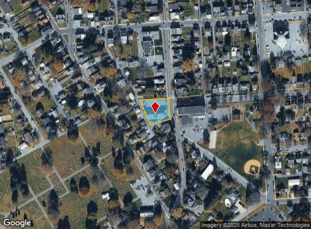  136 S Hanover St, Hummelstown, PA Parcel Map