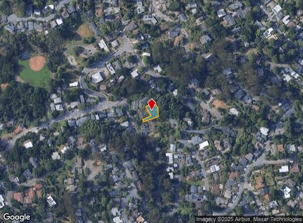  1409 Glendale Ave, Berkeley, CA Parcel Map