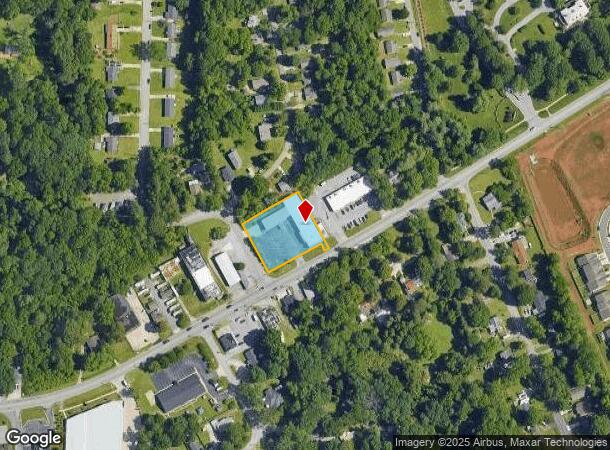  1209 Greensboro Rd, High Point, NC Parcel Map