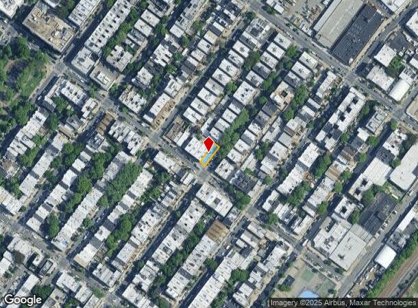 847 Knickerbocker Ave, Brooklyn, NY Parcel Map