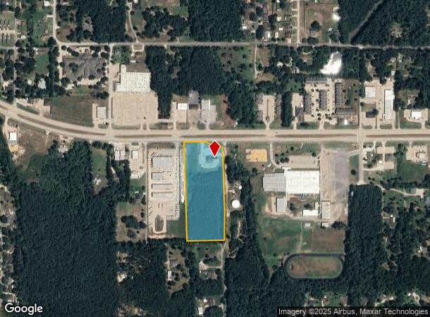  1100 Highway 327 E, Silsbee, TX Parcel Map