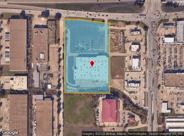 1025 W Trinity Mills Rd, Carrollton, TX Parcel Map