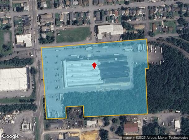 601 S Poplar St, Hazleton, PA Parcel Map