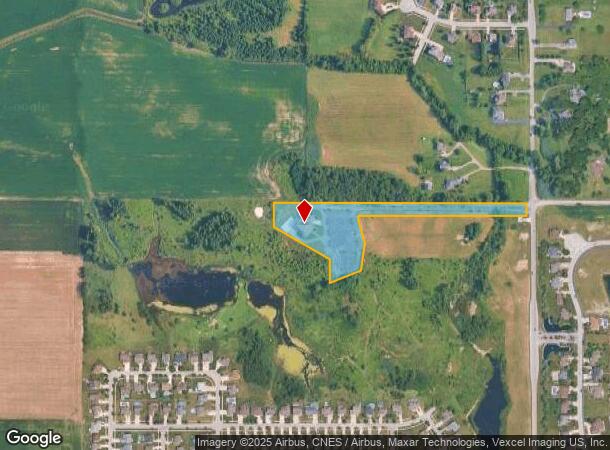 10110 Randolph St, Crown Point, IN Parcel Map