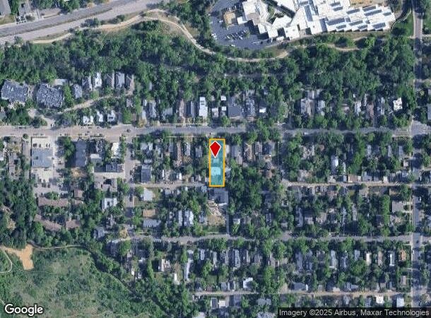 454 Arapahoe Ave, Boulder, CO Parcel Map