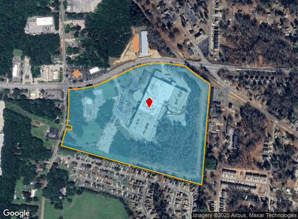 1709 Jake Alexander Blvd S, Salisbury, NC Parcel Map