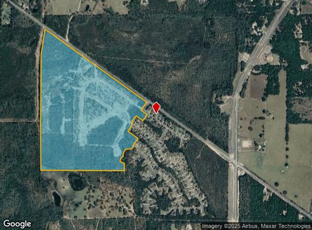  54 Violet Ln, Crawfordville, FL Parcel Map