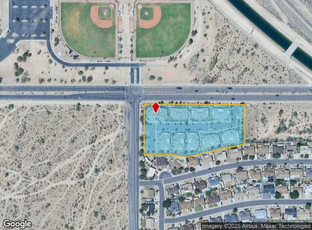 8035 E Brown Rd, Mesa, AZ Parcel Map