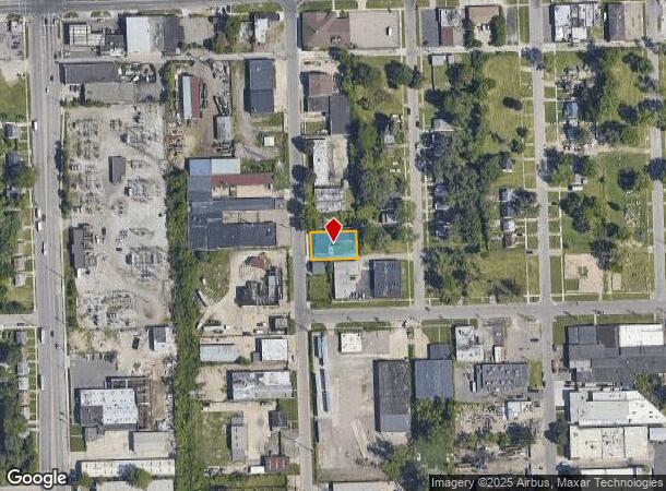  13530 Auburn St, Detroit, MI Parcel Map