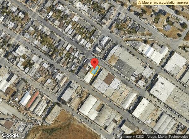  1181 Revere Ave, San Francisco, CA Parcel Map